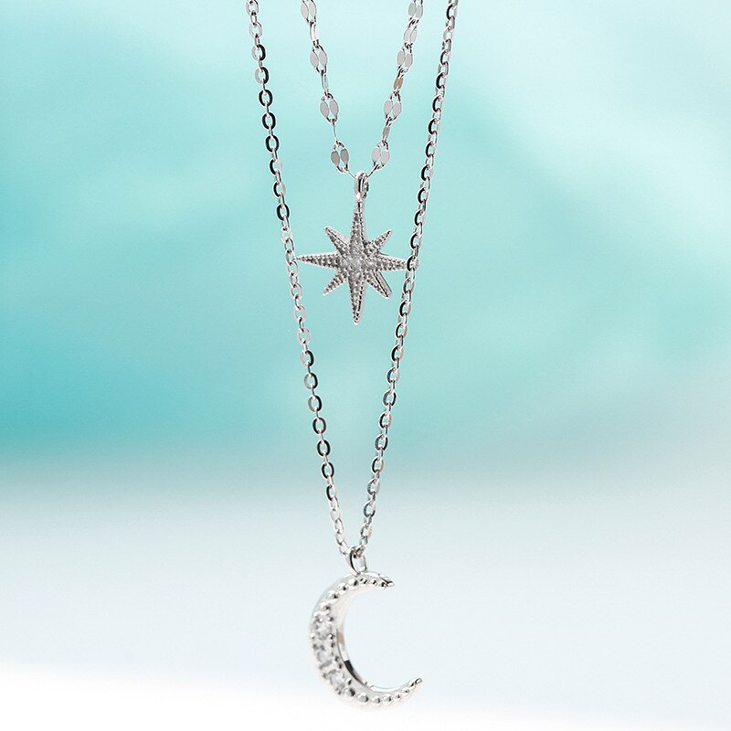 Star and Moon Necklace