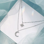 Star and Moon Necklace