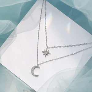 Star and Moon Necklace