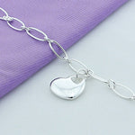 Chained Heart Bracelet