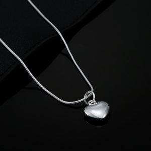 Silver Heart Necklace an Earings