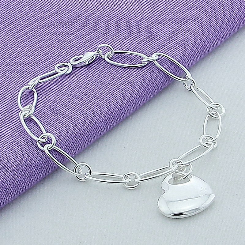 Chained Heart Bracelet